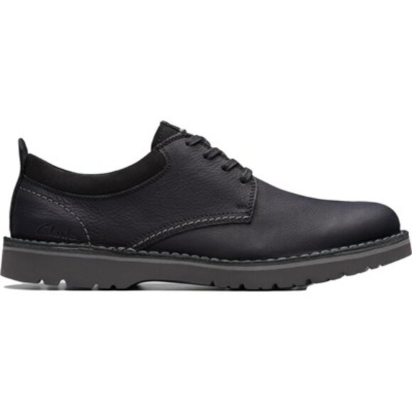 Clarks - Mens Eastridge Low Shoes, size 10 W US mens, color black.
